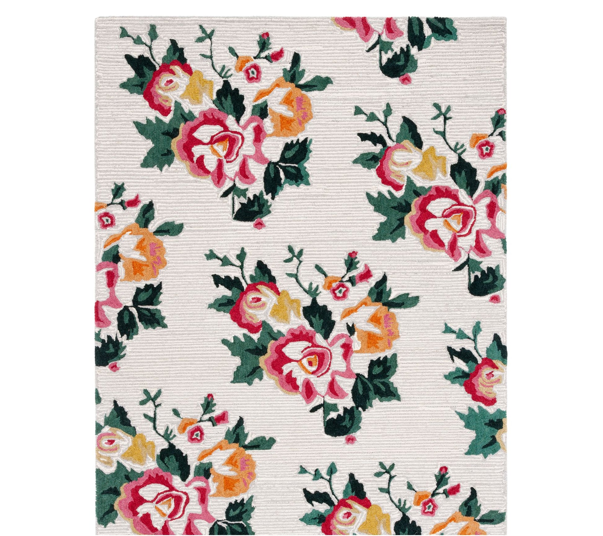 Safavieh Hand Tufted Ruby Petals 5' x 8' Wool Rug