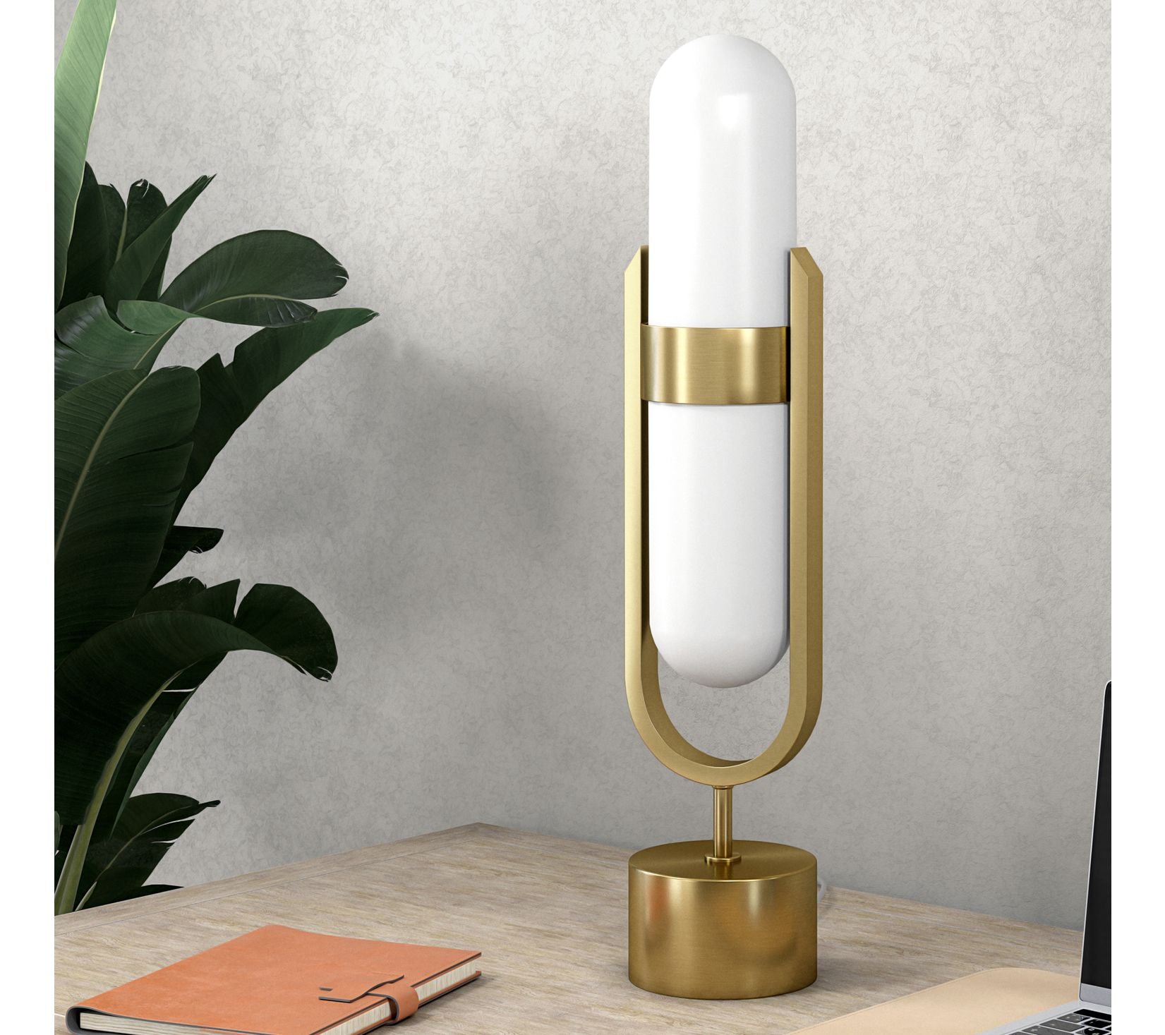 Hudson&Canal Blair Pill-Shaped Table Lamp
