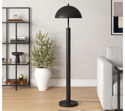 Hudson&Canal York 58" Tall Floor Lamp with MetaShade