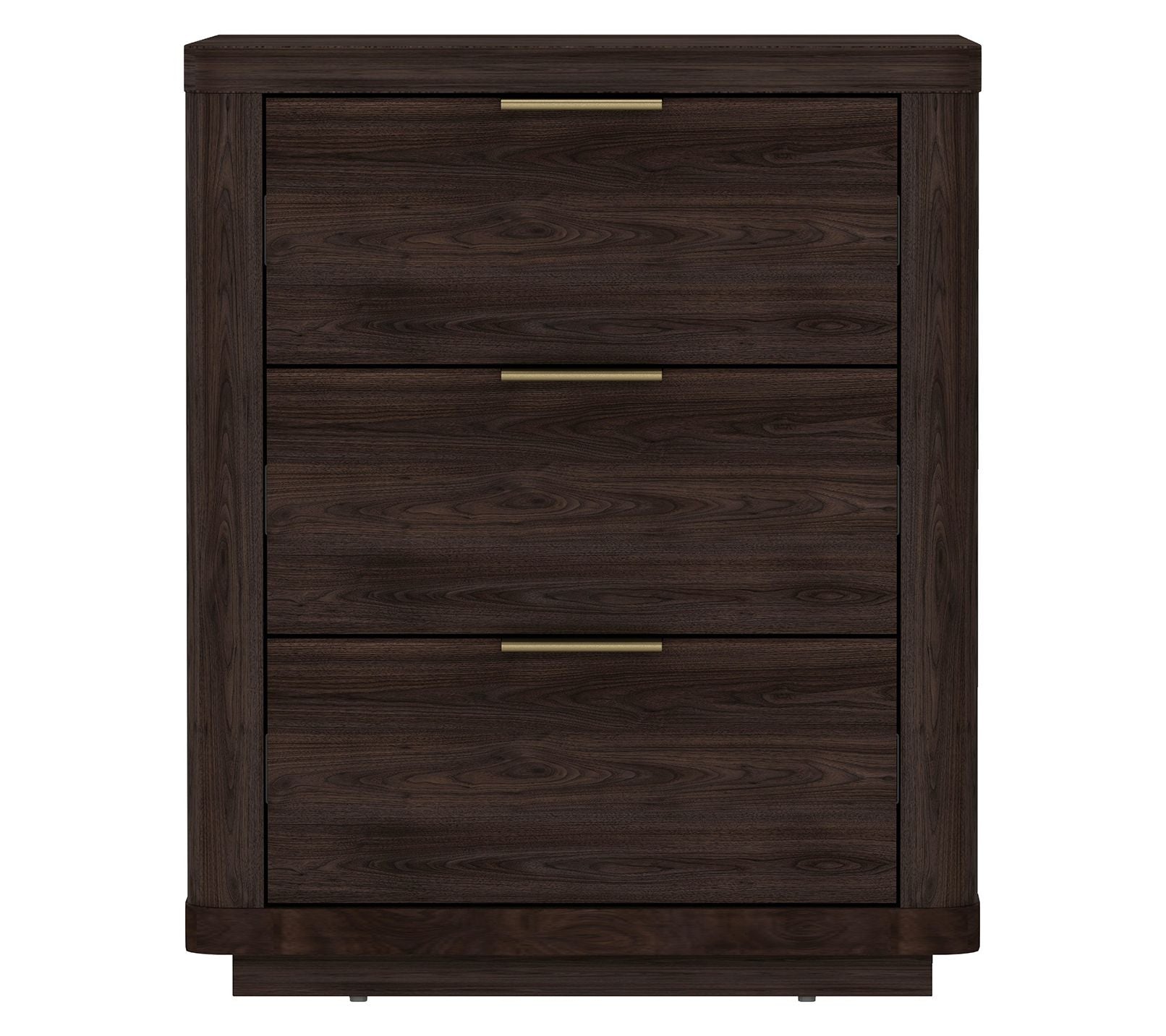 Manhattan Comfort Evelyn Nightstand with 3 Drawers
