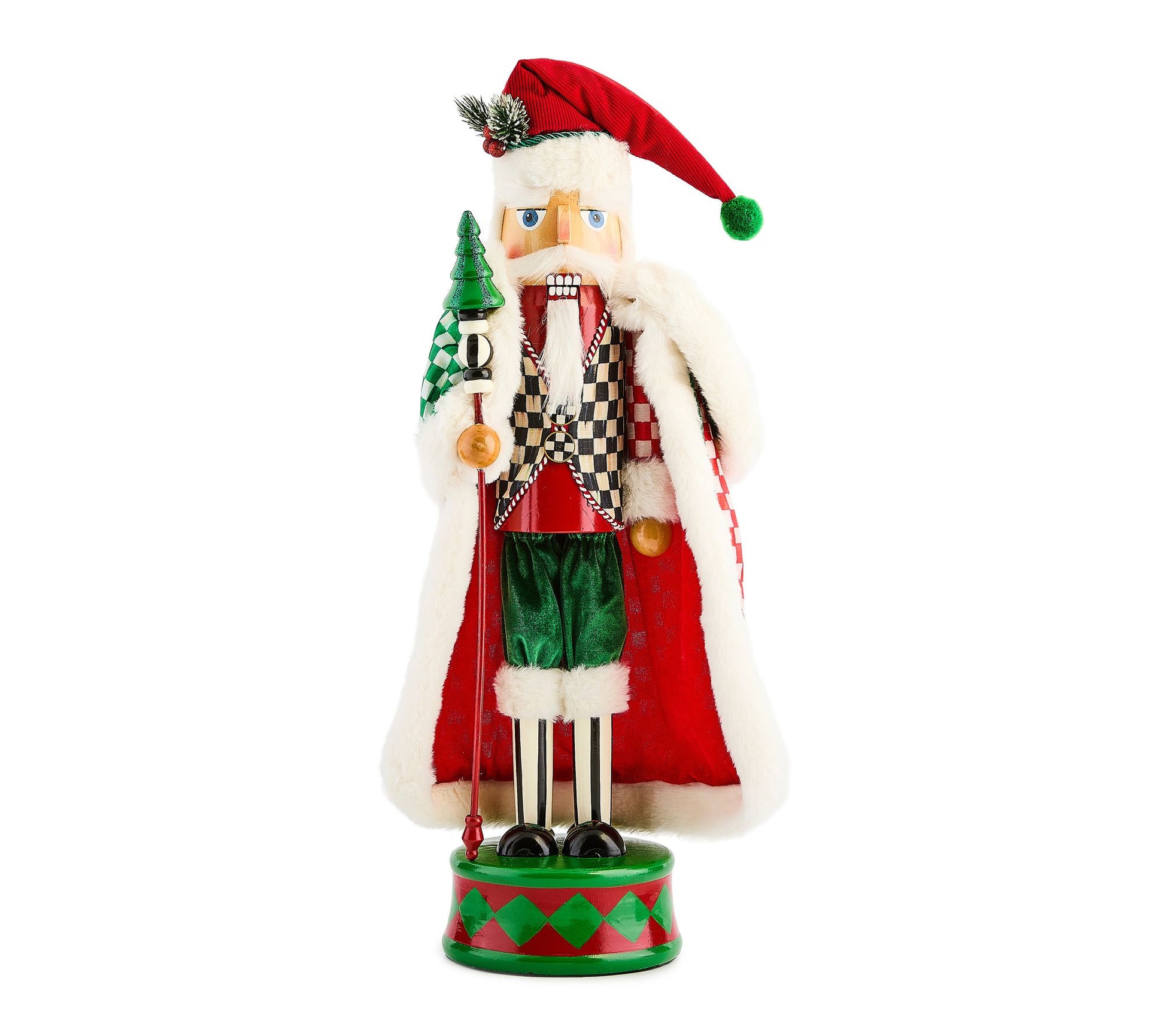 MacKenzie-Childs Check It Out Nutcracker