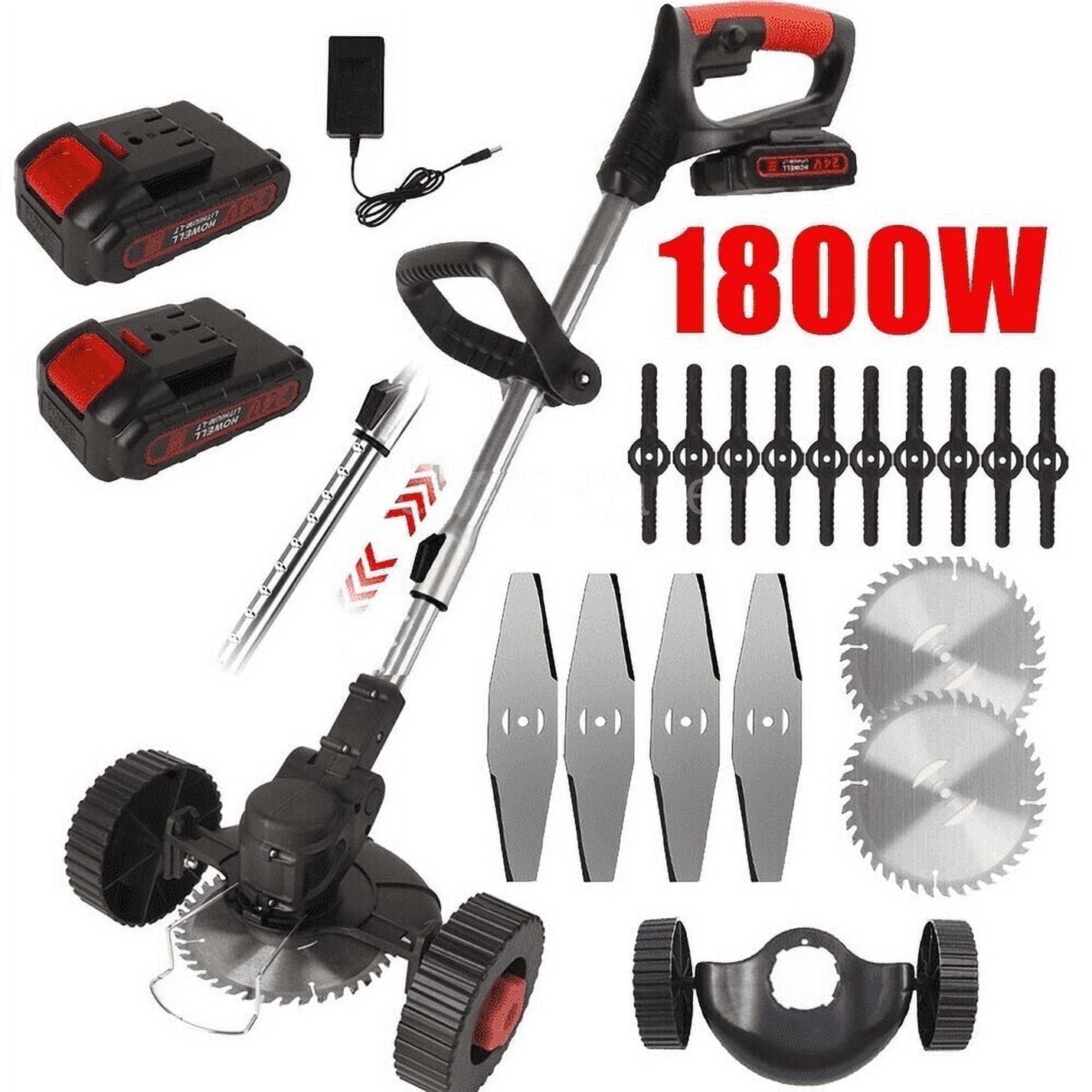 iToolMax 24V 3-in-1 Cordless String Trimmer, Adjustable Height