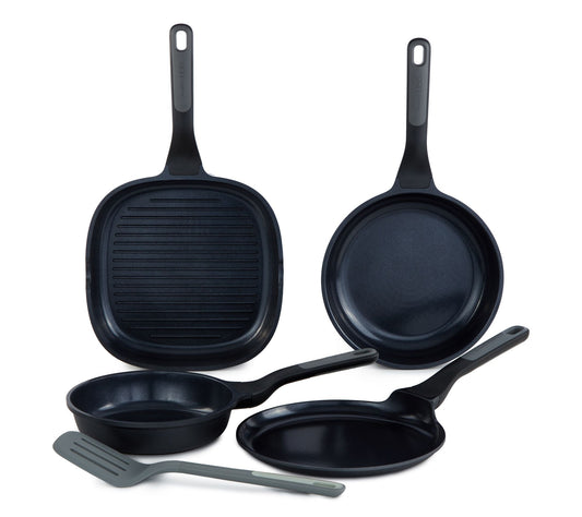 BergHOFF Stone+ 5-Pc Nonstick Specialty Pan Setwith Turner