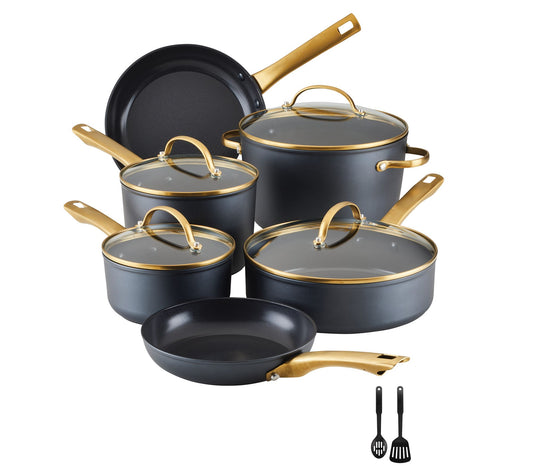 Farberware Forged Induction Ceramic Nonstick Cookware 12Pc Set
