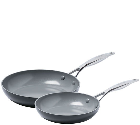 GreenPan Valencia Pro 8" & 10" Ceramic NonstickFry Pan Set