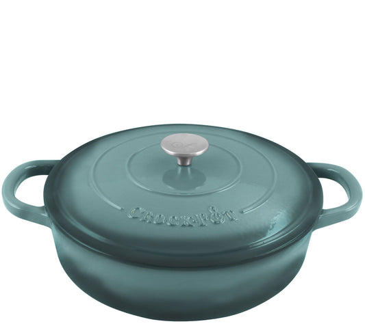 Crock-Pot Artisan Enameled 5-Quart Cast-Iron Round Braiser Pa