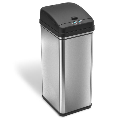 iTouchless 13-Gallon Deodorizer Touchless TrashCan