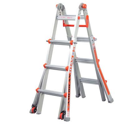 Little Giant 18-in-1 15' Ladder w/Wheel Kit & Work Platform