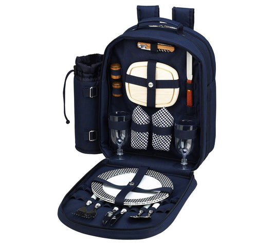 Picnic at Ascot Deluxe Picnic Backpack Cooler for 2
