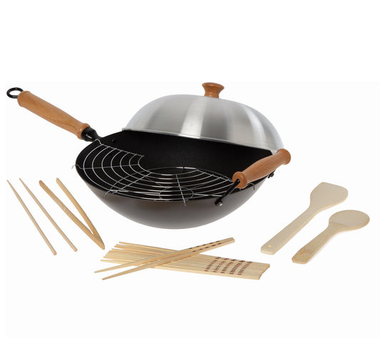 Joyce Chen 10-Piece Set With 14-Inch Non-StickWok