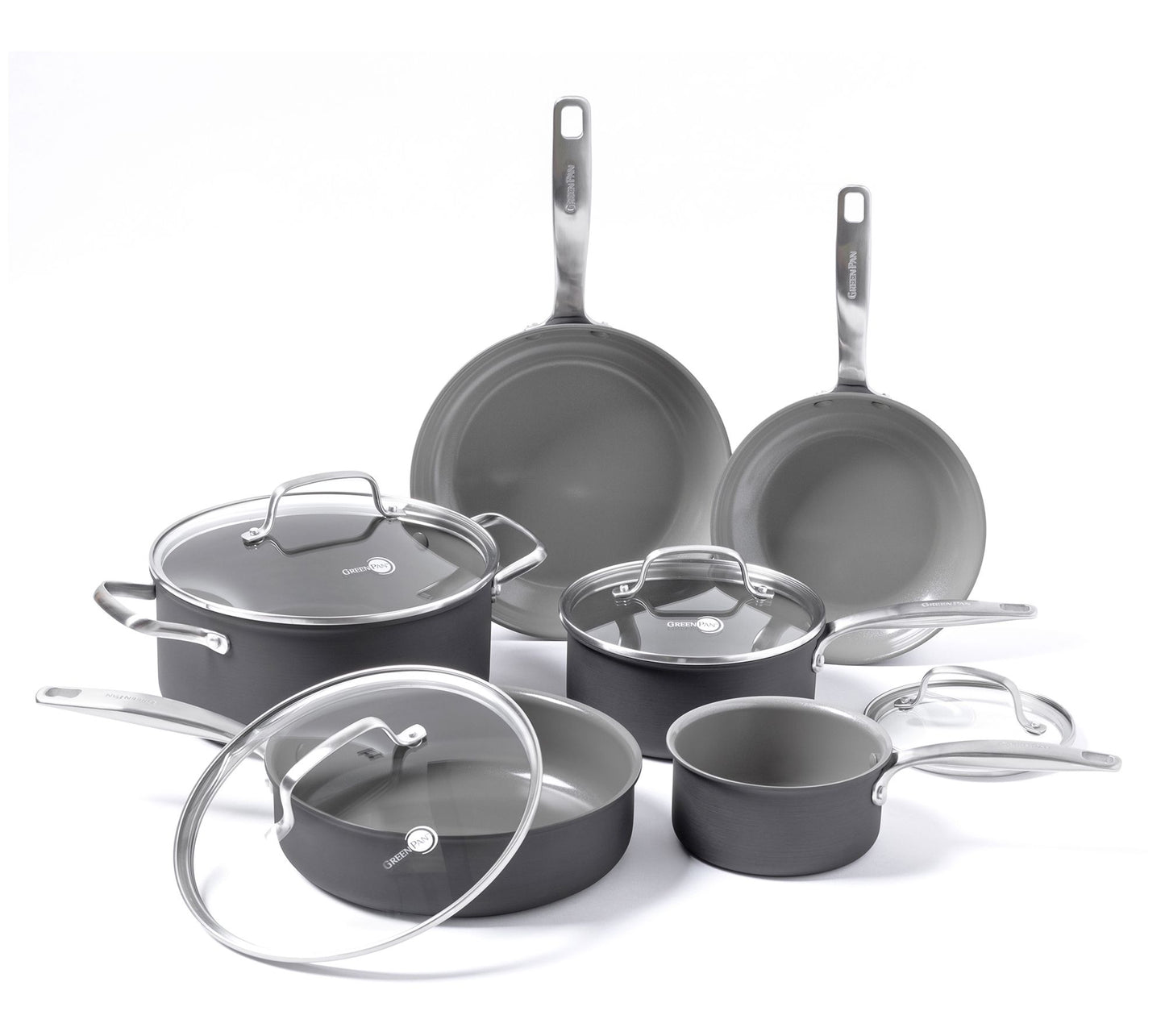 GreenPan Chatham Ceramic Non-Stick 10-Piece Cookware Set