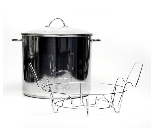 RSVP 20-Quart Stainless Steel Water Bath Canner