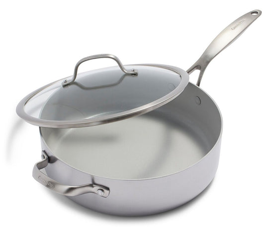 GreenPan Venice Pro Ceramic Nonstick Saute Panwith Lid
