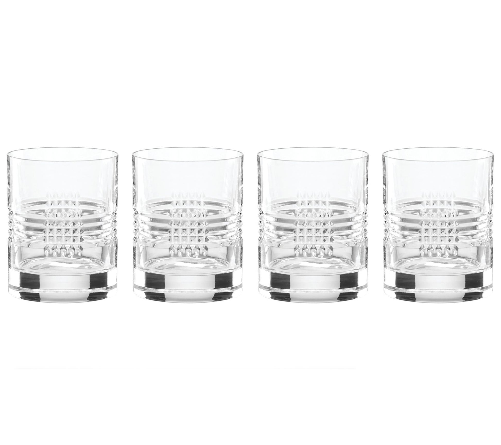 Lenox Sloane Set of (4) 12-oz Double Old Fashioned Glasses
