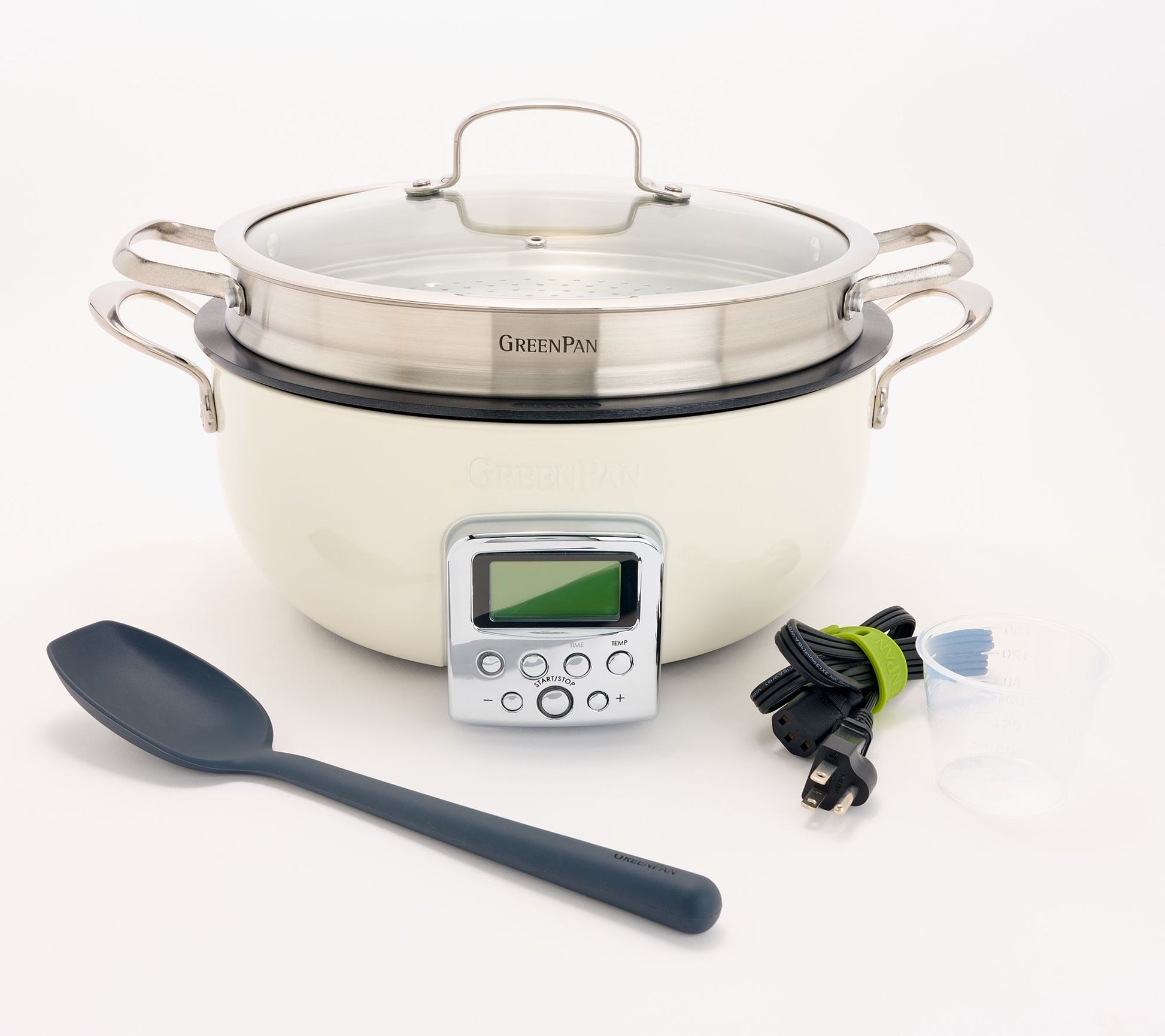 GreenPan Elite 6-Quart Electric Multi-Pot with Steamer & Tool