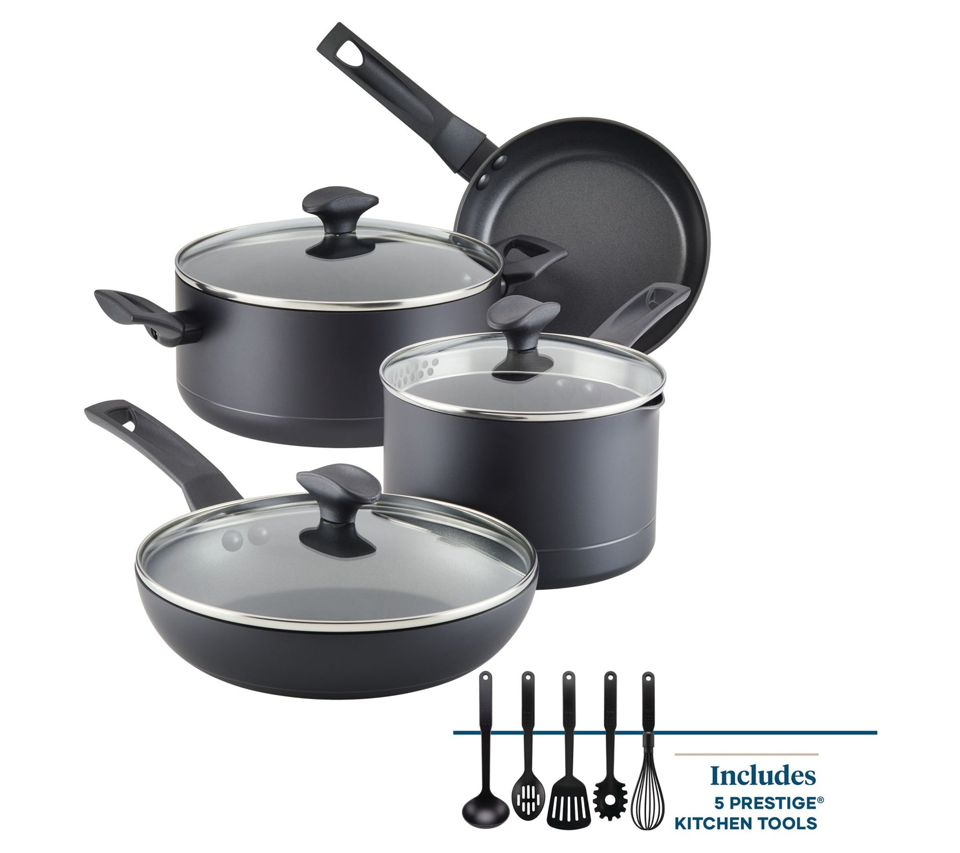 Farberware Power Base Nonstick Cookware 12pc Set