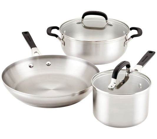 KitchenAid Stainless Steel Cookware 5pc Set