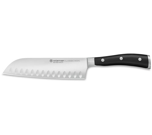 Wusthof 7" Classic Ikon Hollow Edge Santoku