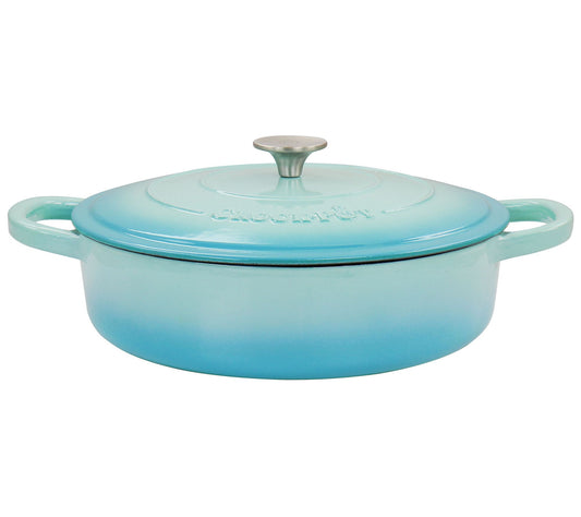 Crock-Pot Artisan 5 Quart Round Enameled Cast I ron Braiser Pa