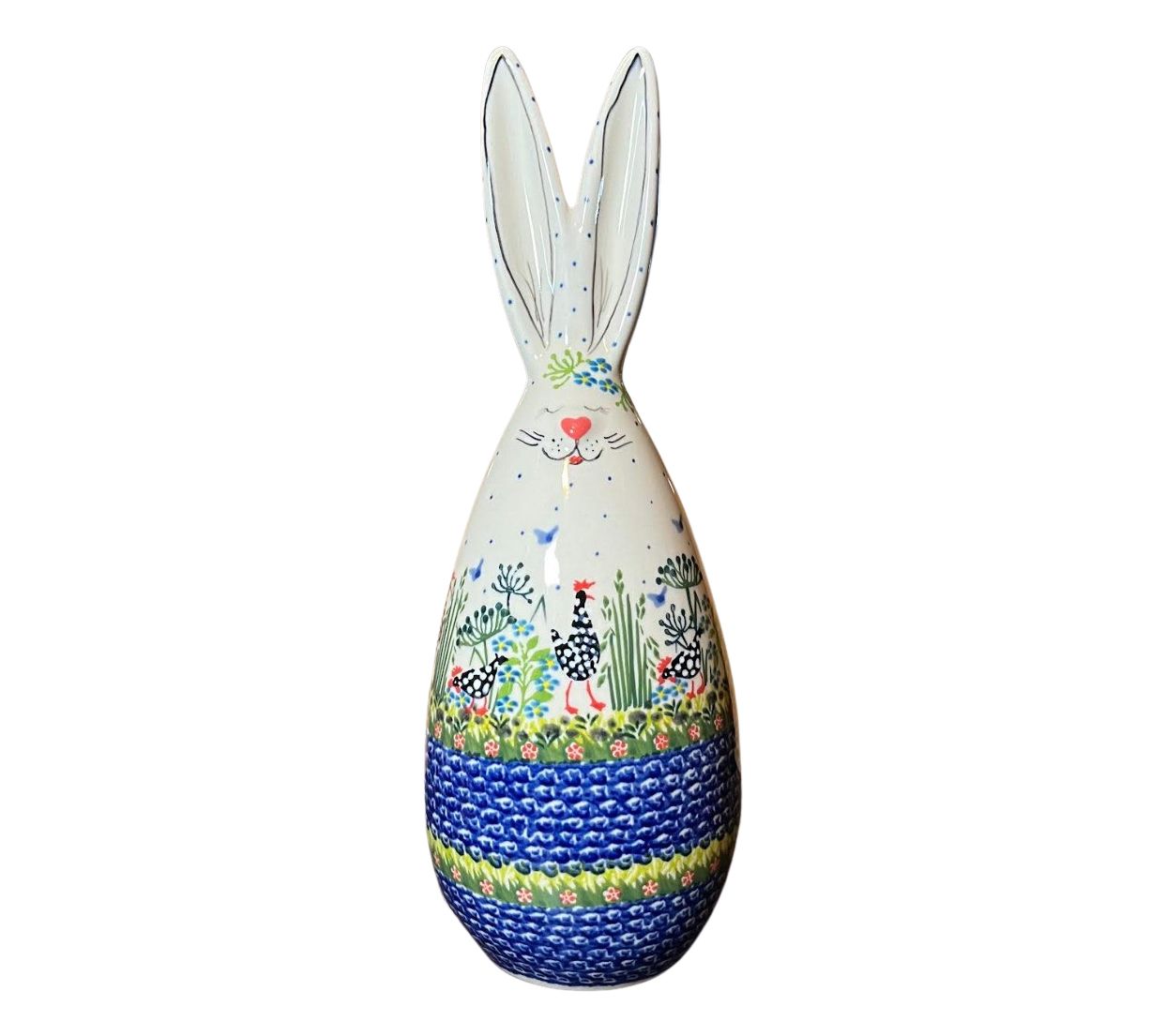 Lidia's Polish Pottery XL Bunny Figurine