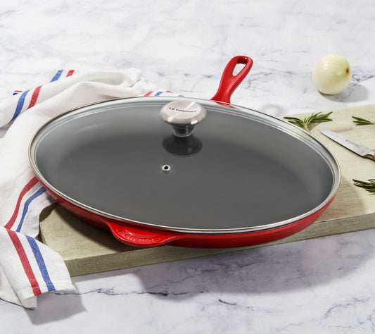 Le Creuset 15.75" Classic Oval Skillet with Glass Lid