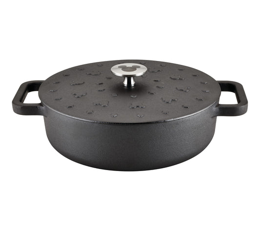 Farberware 3qt Disney Monochrome Cast Iron Casserole
