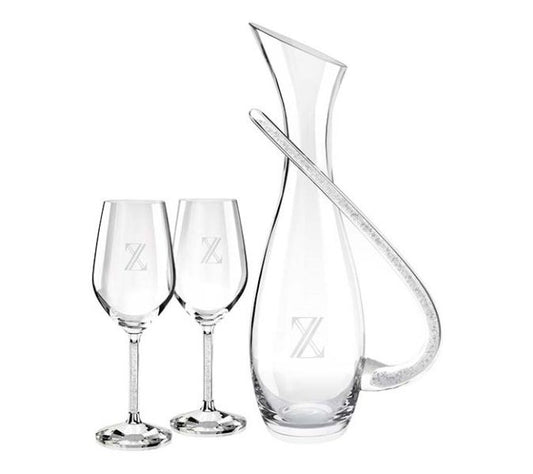 Zaxie by Stefanie Taylor On Cloud Wine Decanter& Wine Set