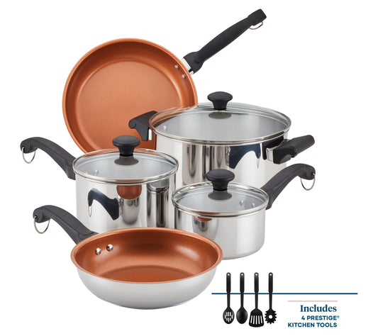 Farberware Classic Traditions 12pc Stainless Cookware Set