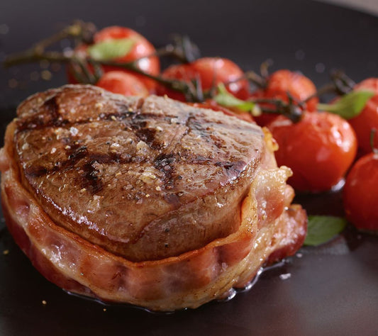 Kansas City Steak (8) 6-oz Bacon-Wrapped Filetignon