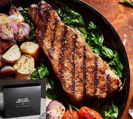 Kansas City Steak Co (4) 12-oz KC Strip Steak sin Gift Box
