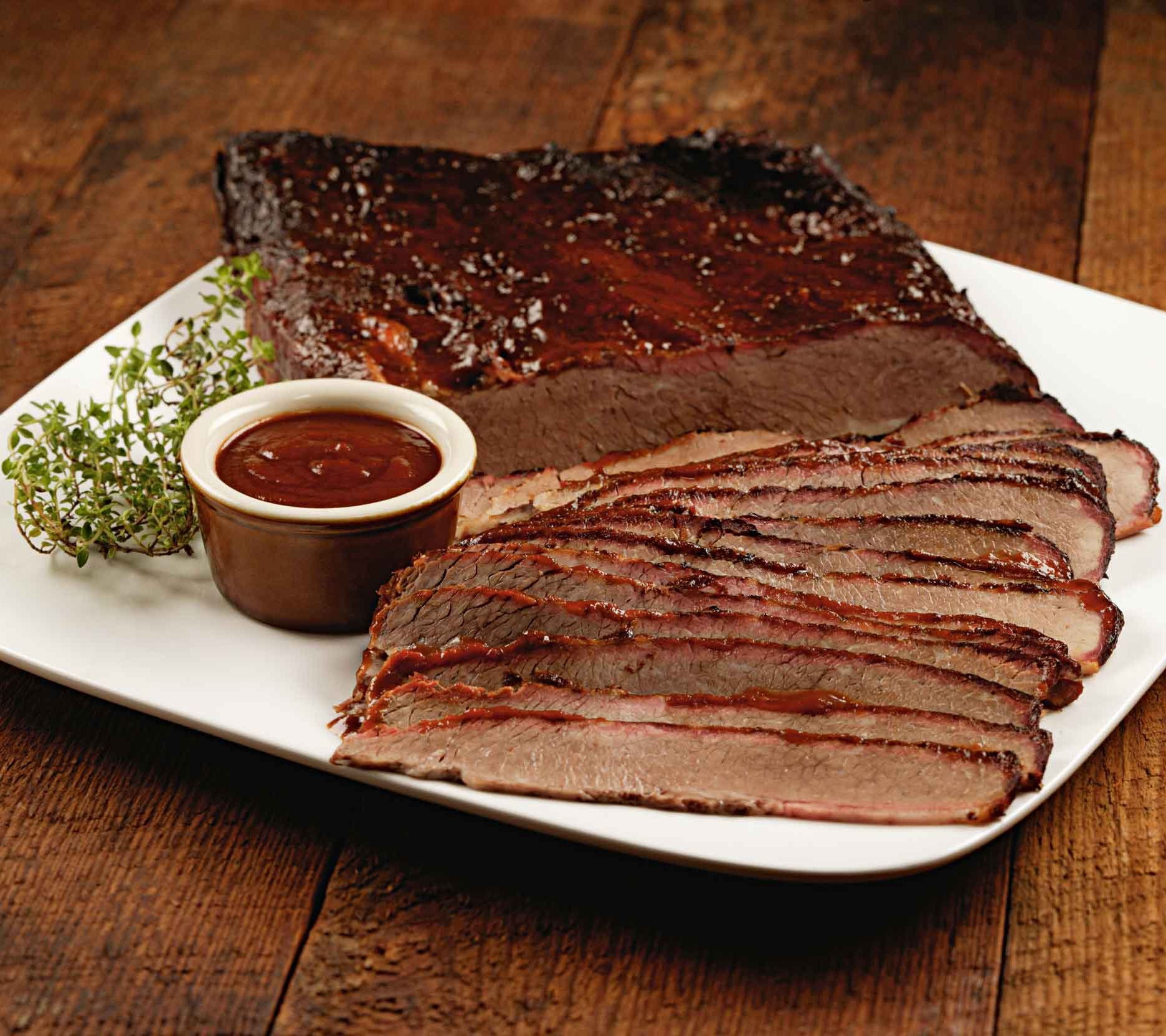 Kansas City Steak Co. (2) 28oz Beef Brisketswith BBQ Sauce