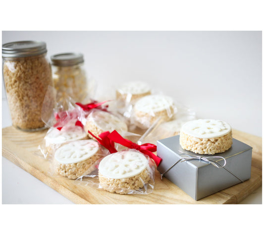Creative Crispies 12-Piece Giftable Snowflake Treats