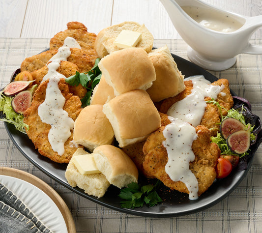 Heartland Fresh (12) Chicken Fried Chicken w/Rolls & Gravy Auto-Delivery