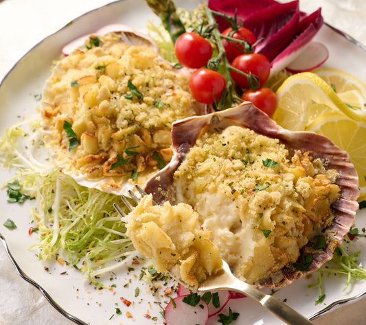 Egg Harbor (10) 4.5oz St. Jacques Scallops in Shell