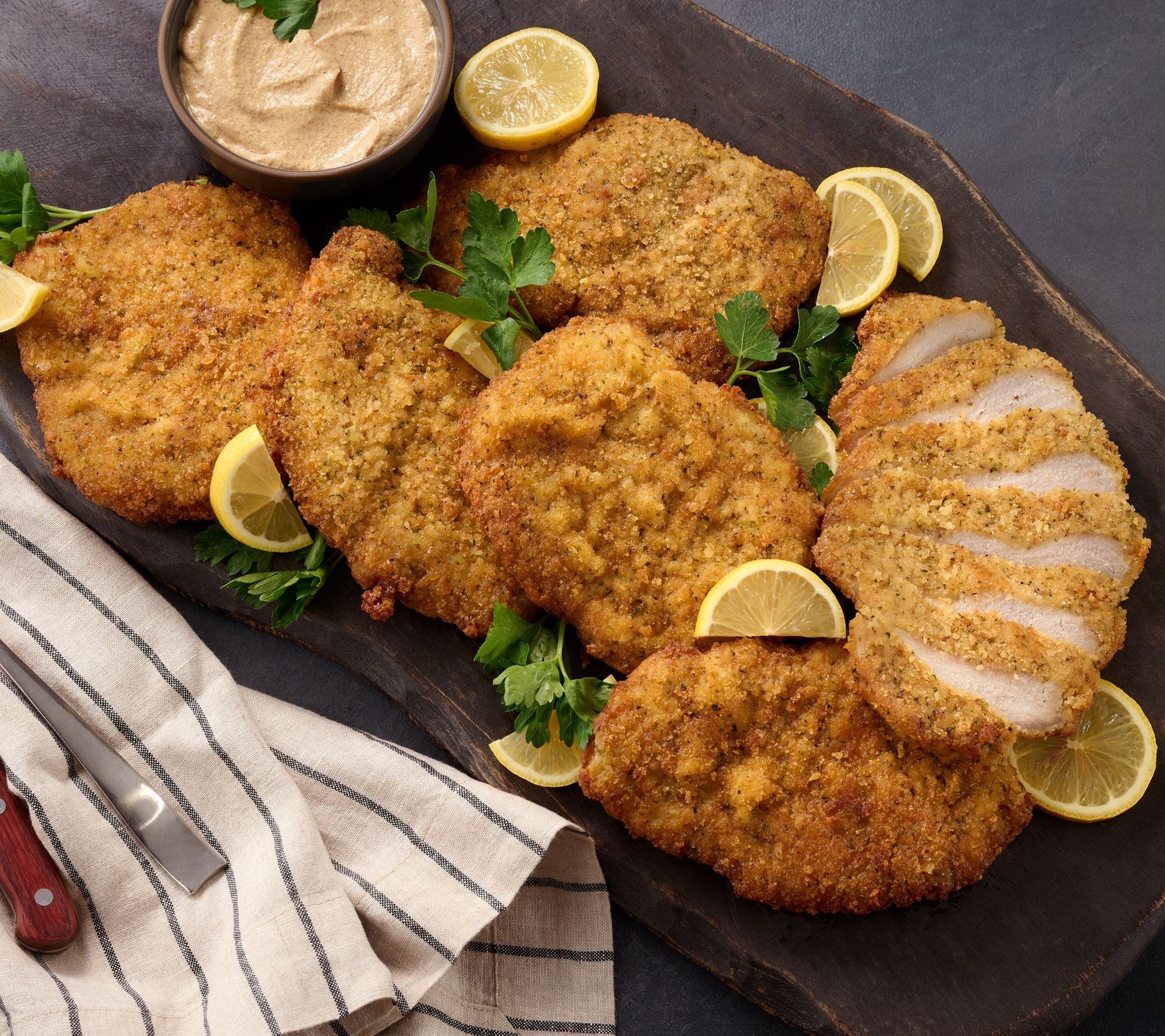 Rastelli's (16) 6-oz Breaded Pork Ribeyes Auto-Delivery