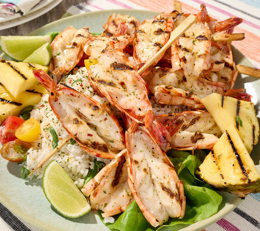 Egg Harbor 64ct Butterflied Jumbo Tiger Shrimp on Grill Skewers