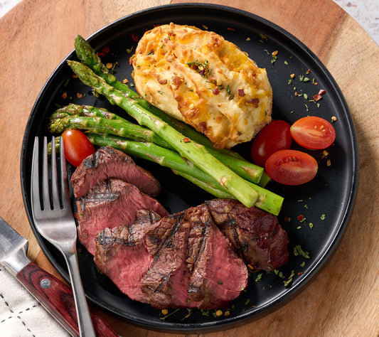 Kansas City Steak Co. (10) 4-oz Coulotte Steaks w/ Twice Baked Potatoes