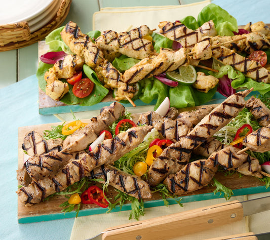 Rastelli's (24) 4-oz Sweet Chili Lime or Teriyaki Chicken Skewers