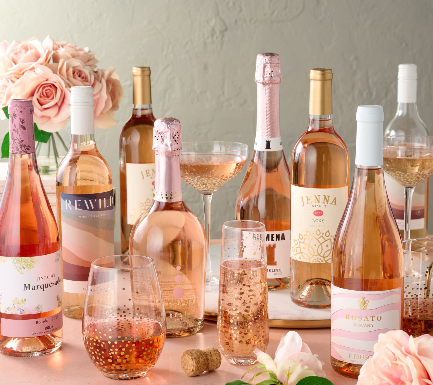 Hemispheres (12) 750ml Btls Rose All Day Assorted Wine