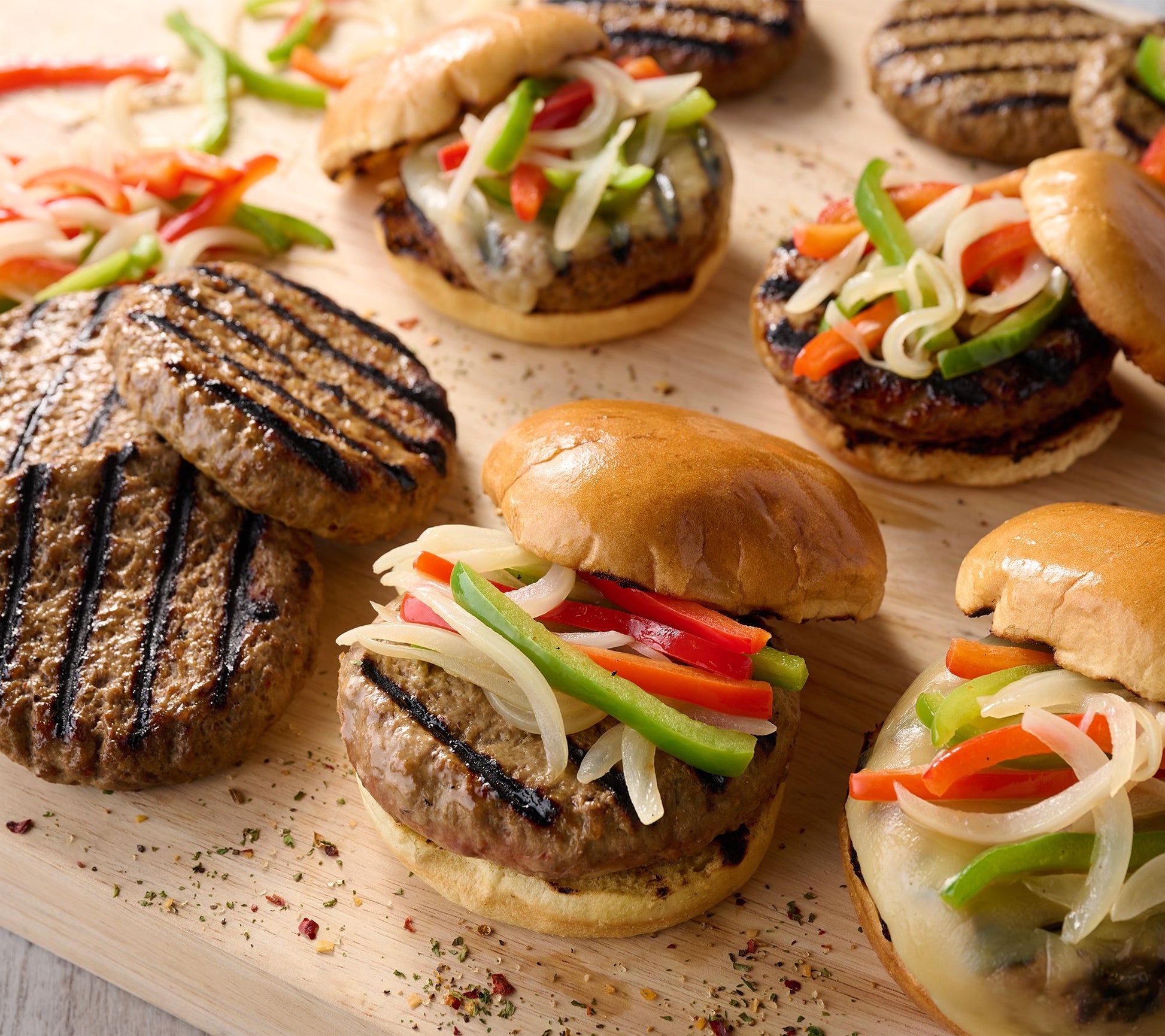 Rastelli's (20) Philly Cheesesteak Burgers Auto-Delivery