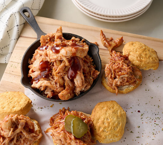 Corky's BBQ 8-lbs of Bourbon Honey BBQ Pulled Pork or Chicken