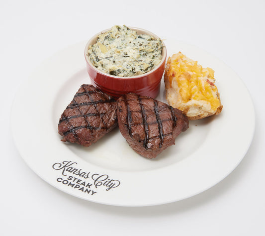 Kansas City Steak Co(8) Top Sirloin Steaks & (8) Potatoes Auto-Delivery
