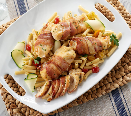 Heartland Fresh (16) 5oz Bacon-Wrapped Chicken Breasts
