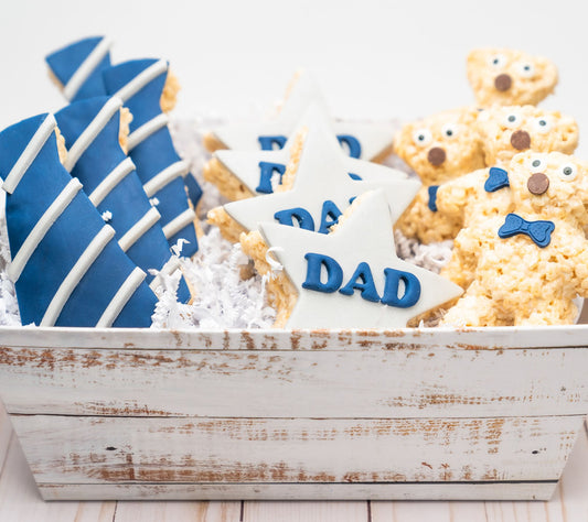 Creative Crispies 12-Piece Father's Day Gift Ba sket