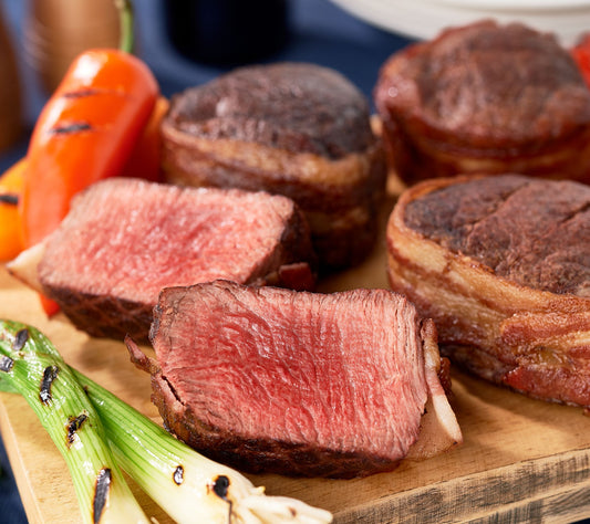 Kansas City Steak Co.(4)8oz Bacon Wrapped Filet Mignon Auto-Delivery