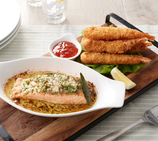Egg Harbor Faroe Island Salmon & Japanese Style Ebi Shrimp