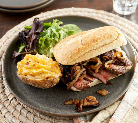 Kansas City Steak Co.(10) 4-oz Sandwich Steaks&Potatoes Auto-Delivery