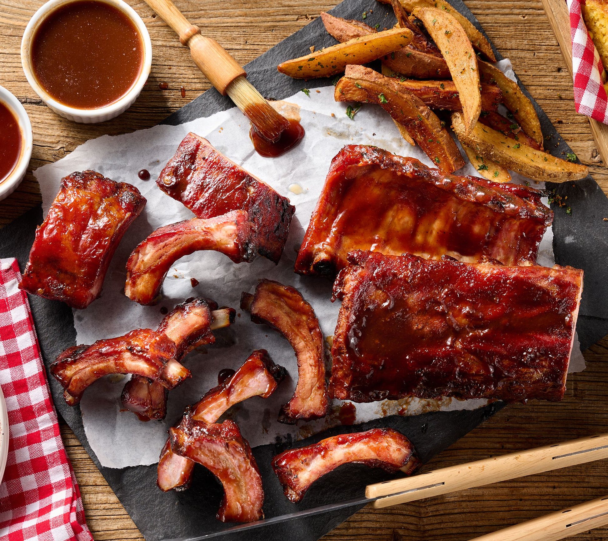 Corky's BBQ (8) 1lb. Baby Back Ribs Auto-Delivery