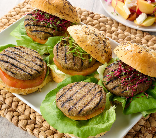 Grateful Eats (20) 4 oz. Beef & Veggie Blend Burger Patties