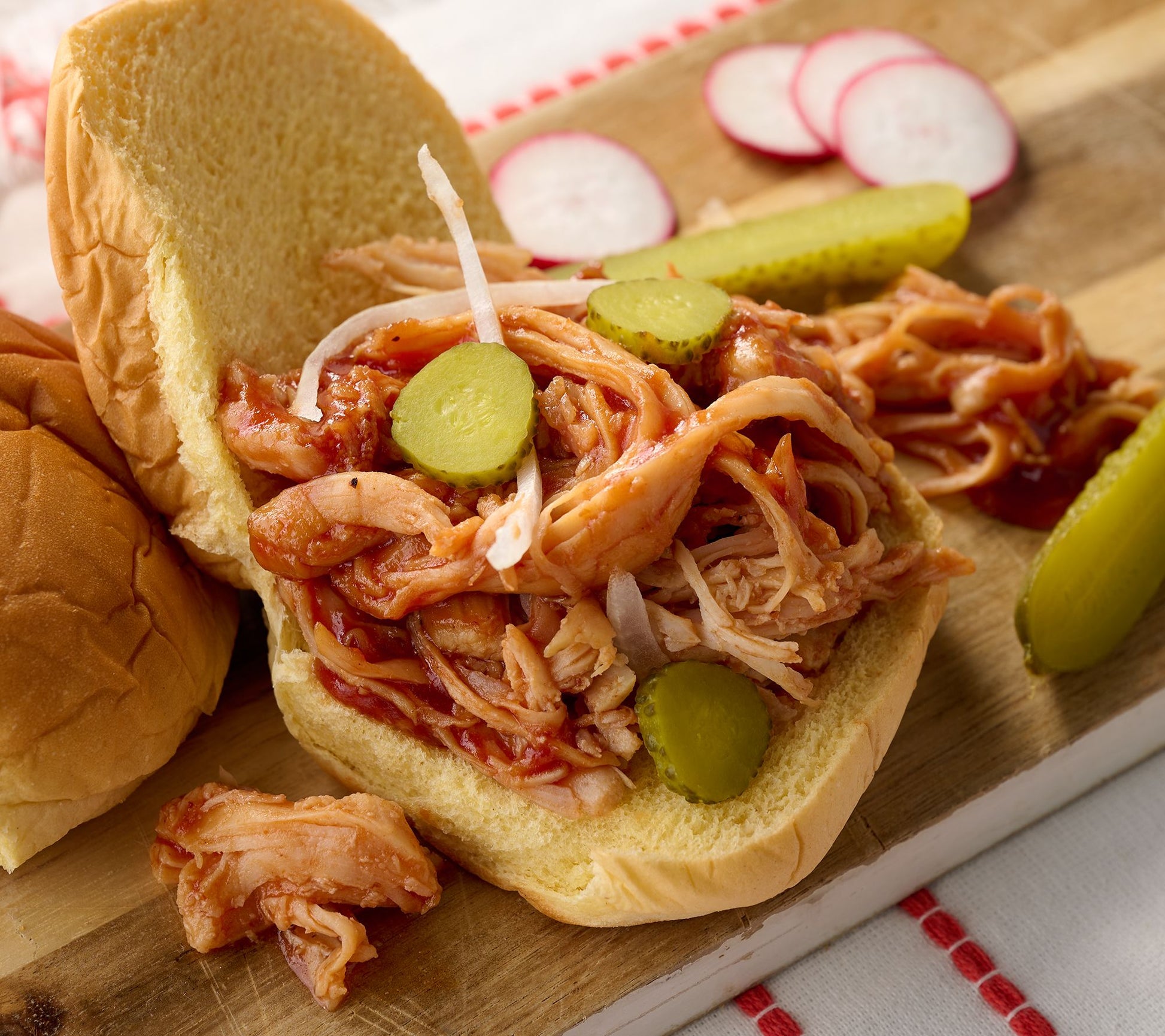 Corky's BBQ (8) 1lb Competition Style Pulled Chicken
